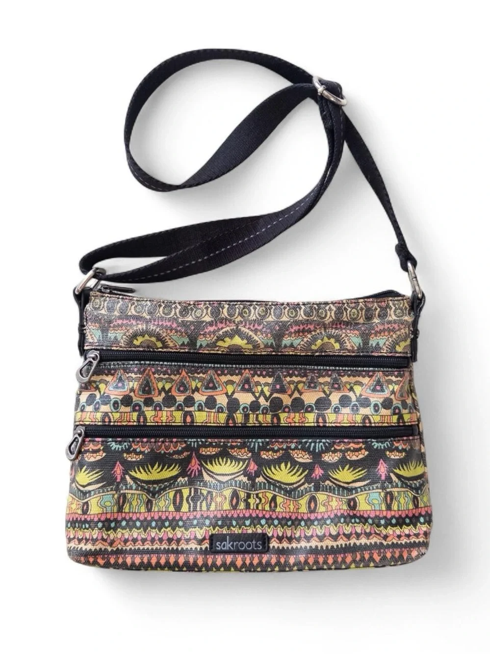 Sakroots Boho Print Crossbody Bag – Excellent Condition
